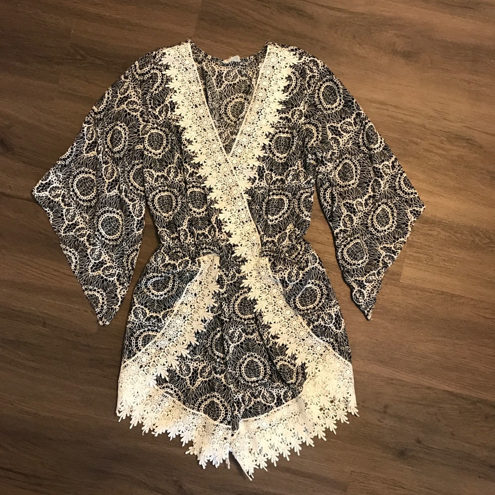 Tea & Cup Boho Romper